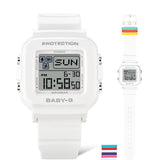 Casio BABY-G+PLUS Pixel Art White Digital Womens Watch w/ 9 Loops BGD10L-7 - Shop at Altivo.com
