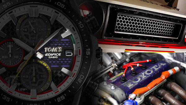 Casio Edifice SOSPENSIONE TOM’S 50TH ANNIVERSARY Black IP Lmtd Edtn Watch EFSS641TMS-1A