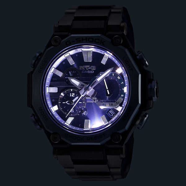 Casio G-Shock BLUE-GRAY IP MTG-B2000YBD-2 Bluetooth Triple G Resist Mens Watch - Shop at Altivo.com