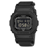 Casio G-SHOCK DW5600MNC-1 Black Cloth Band Digital Watch