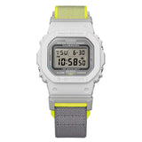Casio G-SHOCK DW5600MNC-7A8 Grey/Yellow Cloth Band Digital Watch