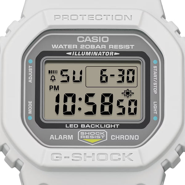Casio G-SHOCK DW5600MNC-7A8 Grey/Yellow Cloth Band Digital Watch
