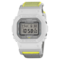 Casio G-SHOCK DW5600MNC-7A8 Grey/Yellow Cloth Band Digital Watch