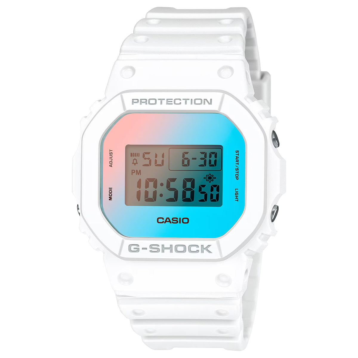 Casio G-SHOCK DW5600TL-7 White Timelapse Series Digital Watch | Altivo