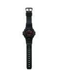 Casio G-Shock DW6900MS-1 Military Black Red Digital Mens Sports Watch
