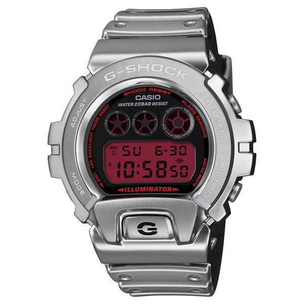 Casio G-Shock FINE METALLIC Red Digital Mens Sports Watch GM6900YRA-8