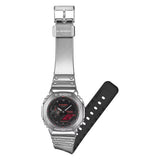 Casio G-Shock FINE METALLIC Red Mens Ana-Digi Sports Watch GM2100YRA-8A