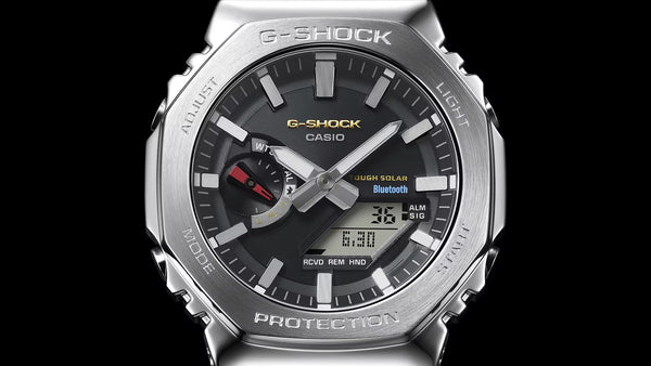 Casio G-SHOCK Full Metal GMB2100SD-1C Mens Ana-Digi Stainless Steel Watch