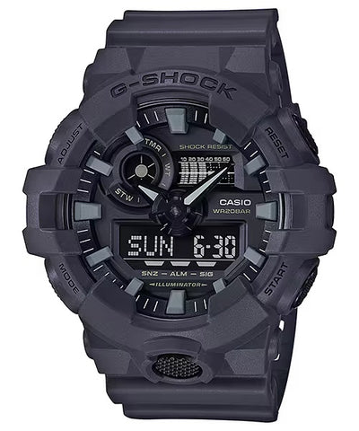 Casio G-Shock GA700UC-8 UTILITY COLOR Series Grey Ana-Digi Mens Watch