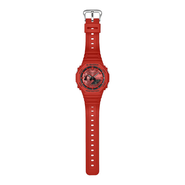 Casio G-Shock Iconic Red Mens Ana-Digi Red Watch GA2100RRB-4A