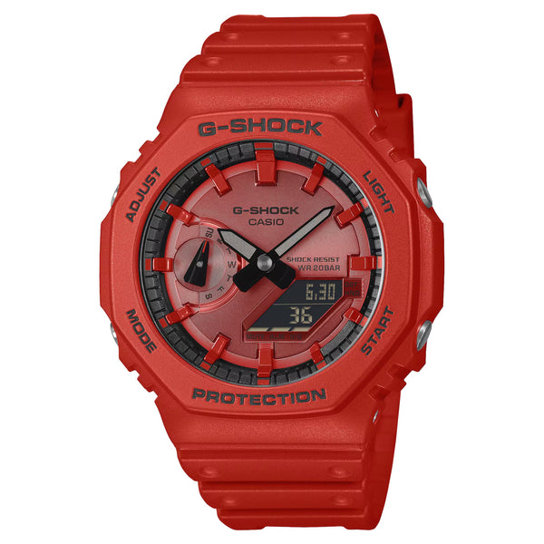 Casio G-Shock Iconic Red Mens Ana-Digi Red Watch GA2100RRB-4A