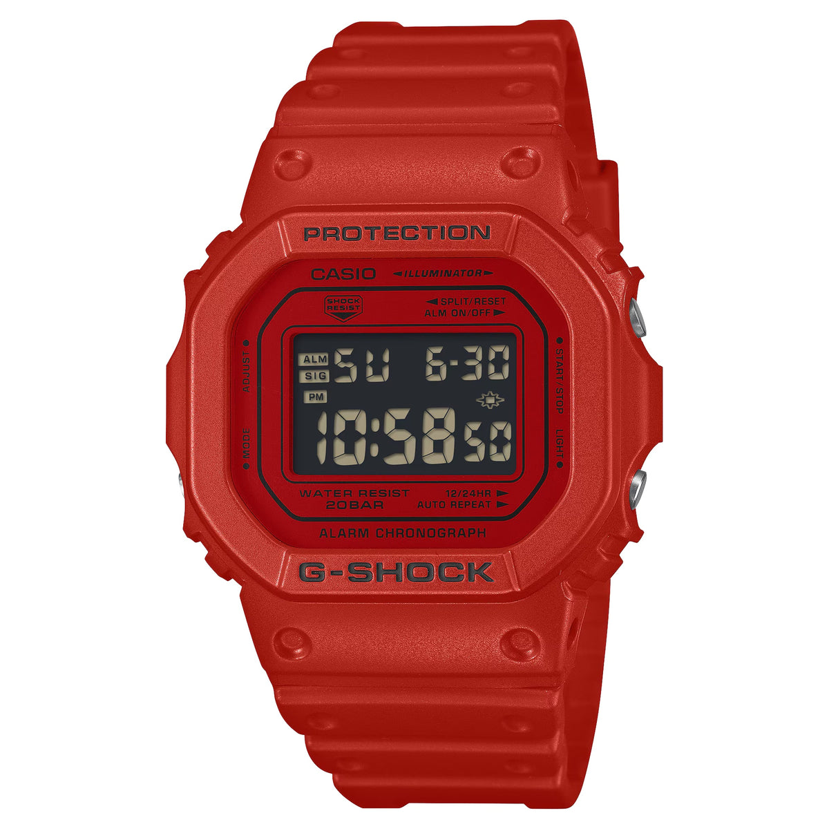 Casio G-SHOCK Iconic Red Series DW5600RRB-4 Digital Red Mens Watch | Altivo