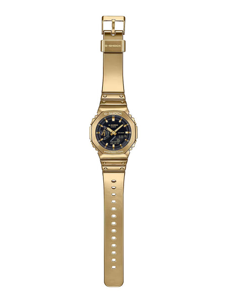 Casio G-Shock Metal-Clad Octagonal Mens Gold Watch GM2100YMG-9A - Shop at Altivo.com