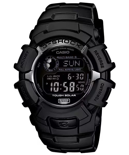 Casio G-SHOCK Solar Multi-Band 6 Round Digital Mens Watch Black GW2310FB-1