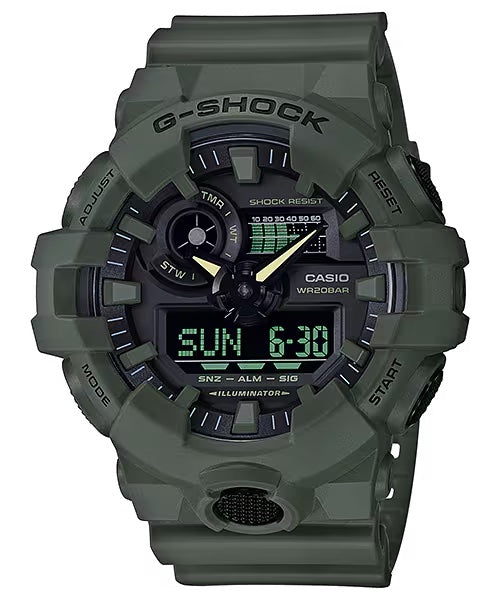 Casio G-Shock UTILITY COLLECTION Ana-Digi Green Mens Watch GA700UC-3A