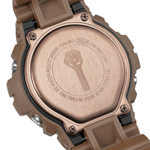 Casio G-SHOCK x HARDIES HARDWARE NYC Limited Edition Brown/Pink Watch DW6900HH-5