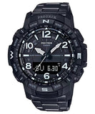 Casio Pro Trek Bluetooth Quad Sensor Titanium Mens Watch PRTB50YT-1