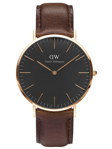 Daniel Wellington Classic Black Bristol RG 40mm Mens Watch DW00100125 - Shop at Altivo.com