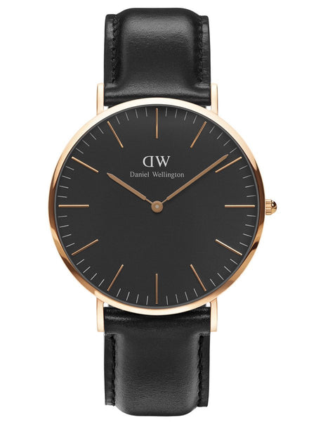 Daniel Wellington Classic Black Sheffield RG 40mm Mens Watch DW00100127 - Shop at Altivo.com