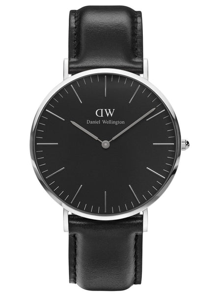 Daniel Wellington Classic Black Sheffield Silver Mens Watch DW00100133 - Shop at Altivo.com