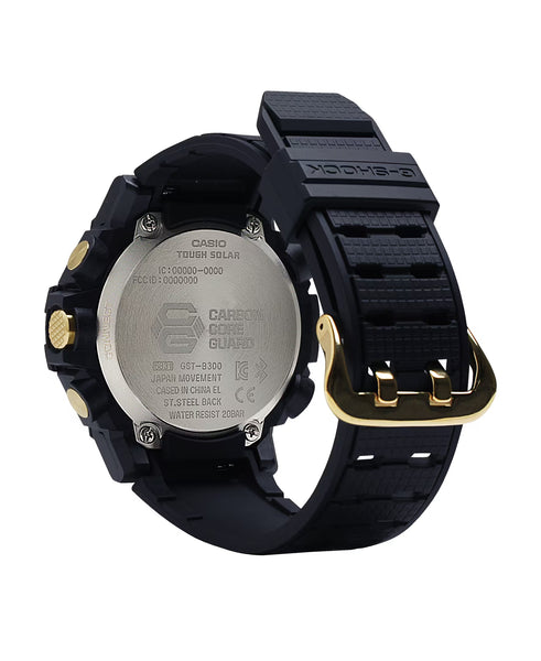 G-Shock G-Steel GST-B300B-1A Bluetooth® Black/Gold Mens Watch - Shop at Altivo.com