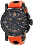 Zodiac RACER ZMX-02 Lmtd Edtn Serial Numbered Chrono Black IP Mens Watch ZO8566 w/ Extra Band