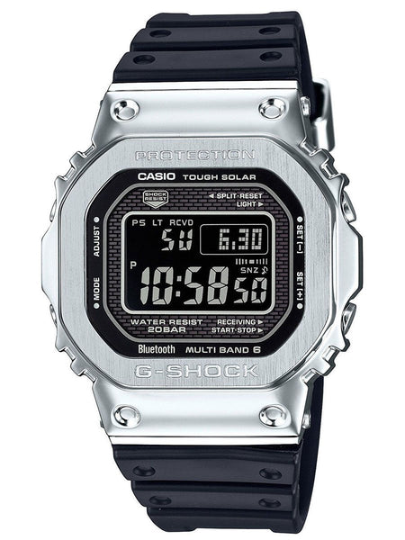 Casio G-Shock FULL METAL 5000 Silver & Black Mens Watch GMWB5000-1 - Shop at Altivo.com