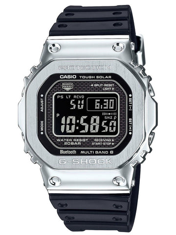 Casio G-Shock FULL METAL 5000 Silver & Black Mens Watch GMWB5000-1 - Shop at Altivo.com