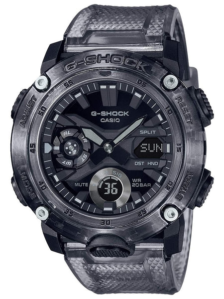 Casio G-Shock G-CARBON Transparent Gray Watch GA2000SKE-8A - Shop at Altivo.com