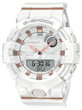 Casio G-Shock G-SQUAD Womens White & Rose Gold Watch S Series GMAB800-7A - Shop at Altivo.com