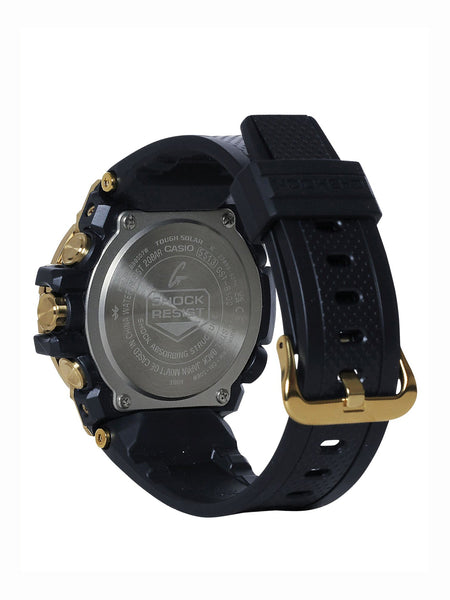 Casio G-Shock G-STEEL Slim Tough Solar Black Gold Mens Watch GSTB100GB-1A9 - Shop at Altivo.com