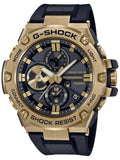 Casio G-Shock G-STEEL Slim Tough Solar Black Gold Mens Watch GSTB100GB-1A9 - Shop at Altivo.com