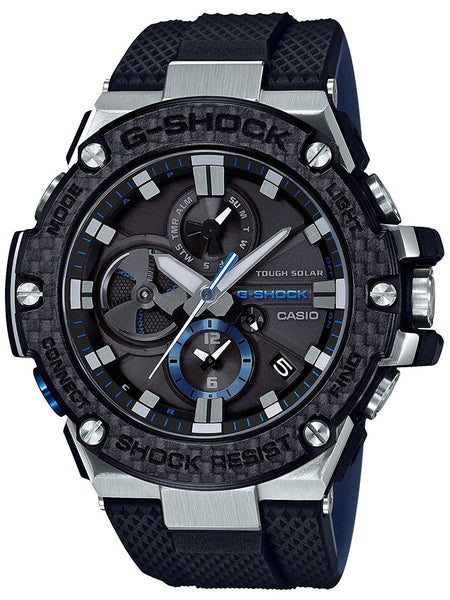 Casio G-Shock G-Steel Carbon Bezel Bluetooth Mens Watch GSTB100XA-1A - Shop at Altivo.com