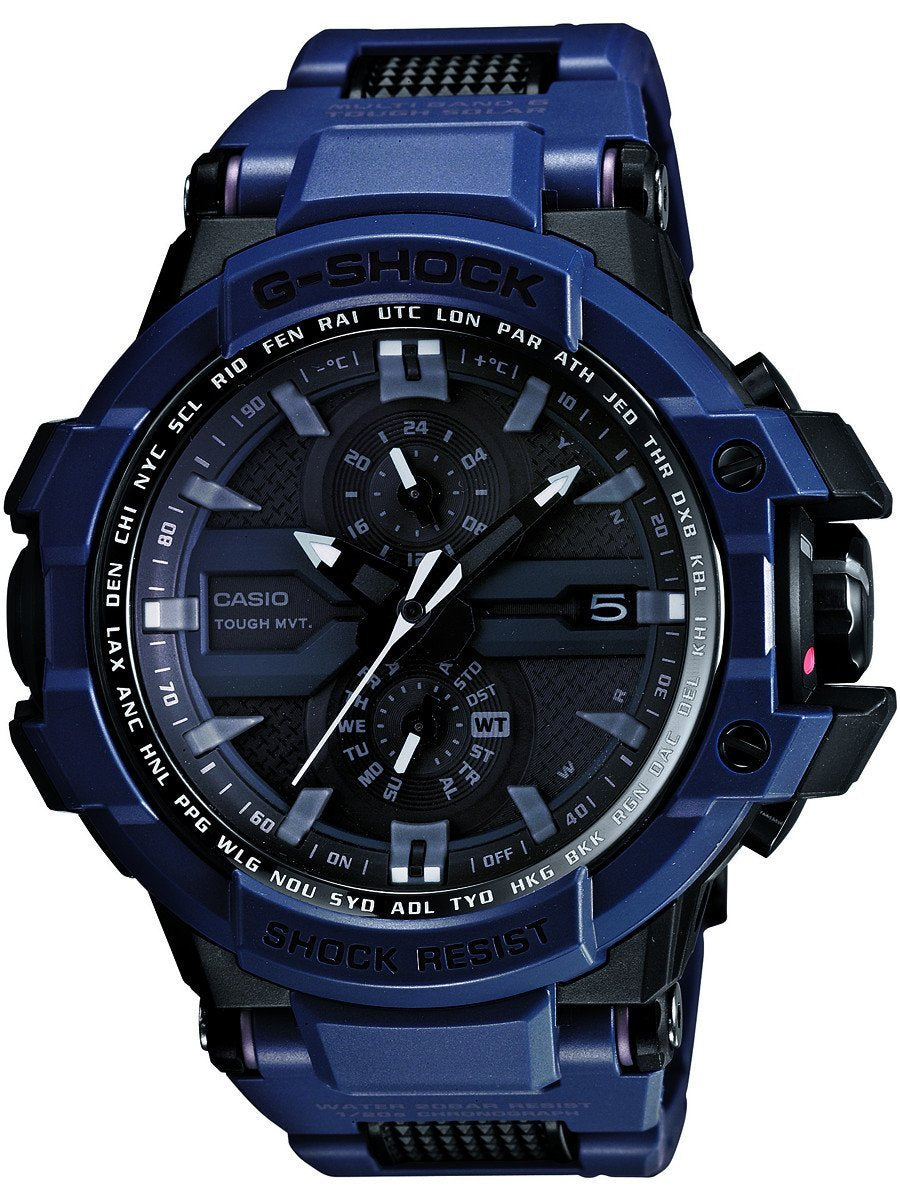 Casio G-Shock GRAVITYMASTER Triple G Solar Mens Blue Watch