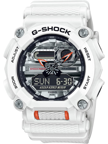 Casio G-Shock Garish Color Series White Ana-Digi Watch GA900AS-7A - Shop at Altivo.com