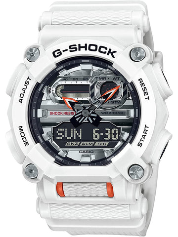 Casio G-Shock Garish Color Series White Ana-Digi Watch GA900AS-7A - Shop at Altivo.com