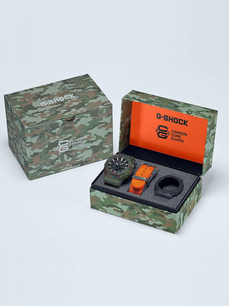 Casio G-Shock Limited Edition GREEN CAMO Set Mens Watch GAE2100WE-3A - Shop at Altivo.com