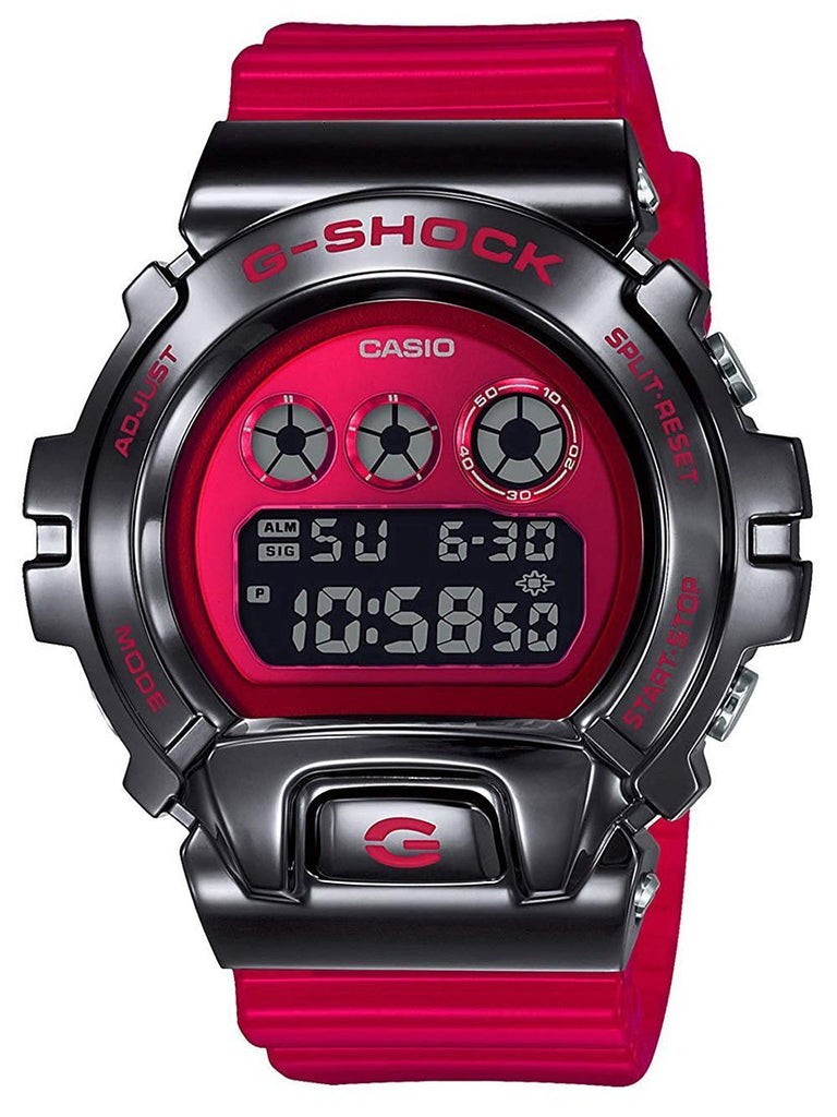Casio G-Shock METAL BEZEL 25th Anniv Red/Black Mens Watch GM6900B