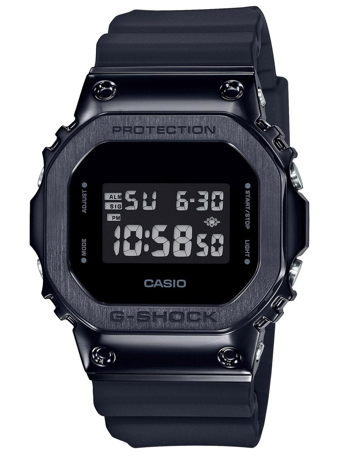 Begin voordat Ontslag Casio G-Shock METAL BEZEL Mens All Black Digital Watch GM5600B-1 – Altivo