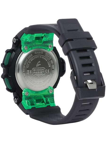 Casio G-Shock MOVE Power Trainer Black Green Watch GBA900SM-1A3 - Shop at Altivo.com