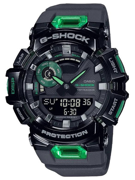 Casio G-Shock MOVE Power Trainer Black Green Watch GBA900SM-1A3 - Shop at Altivo.com