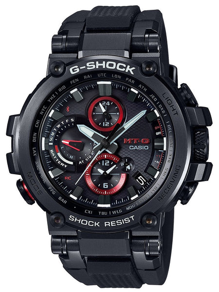 Casio G-Shock MT-G CONNECTED ENGINE Solar GPS Watch MTG-B1000B-1A - Shop at Altivo.com
