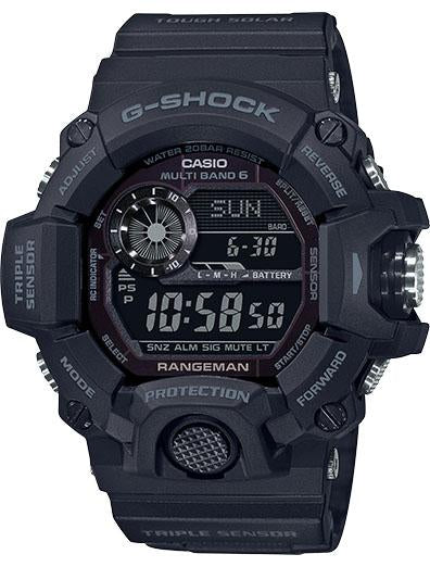 Casio G-Shock RANGEMAN Black Digital Mens Triple Sensor Watch GW9400-1B - Shop at Altivo.com