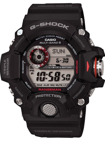 Casio G-Shock RANGEMAN Black Digital Mens Triple Sensor Watch GW9400-1 - Shop at Altivo.com