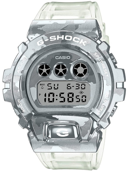 Casio G-Shock SKELETON CAMO Silver Digital Mens Watch GM6900SCM-1 - Shop at Altivo.com