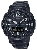 Casio PRO TREK Quad Sensor Black Ana-Digi Titanium Mens Watch PRTB50YT-1 - Shop at Altivo.com