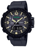 Casio PRO TREK Triple Sensor V3 Mens Black Watch PRG600Y-1 - Shop at Altivo.com