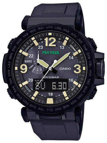 Casio PRO TREK Triple Sensor V3 Mens Black Watch PRG600Y-1 - Shop at Altivo.com