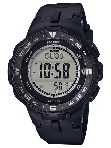 Casio ProTrek Triple Sensor Solar Mens Black Digital Watch PRG330-1 - Shop at Altivo.com