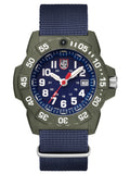 Luminox 3500 Series NAVY SEAL Green w/ Blue Nylon Mens Watch 3503.ND - Shop at Altivo.com